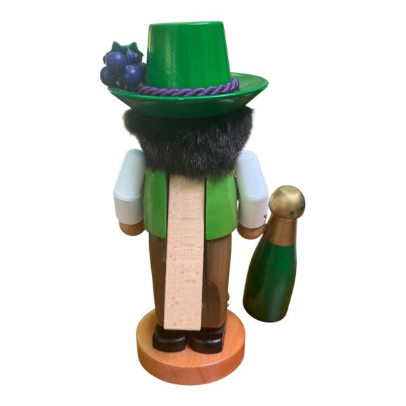 Steinbach Volkskunst Urafent Nutcracker Handmade Germany Chubby Wineseller S1337 - Picture 3 of 16